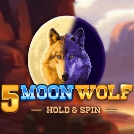 Official Slots logo: 5 Moon Wolf by Apparat Gaming at Ozwin Casino
