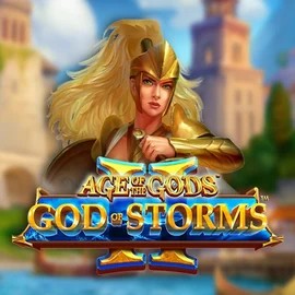 Age Of The Gods: God Of Storms 2 casino game by Playtech – featured logo at Ozwin Casino