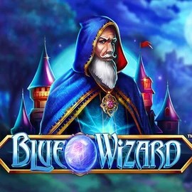 Blue Wizard by Quickspin, showcased at ozwincasinos-es.com – game logo