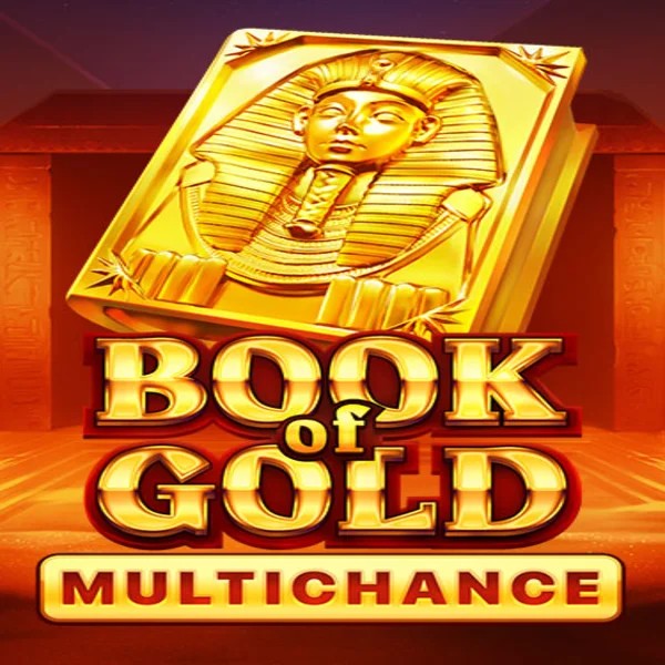 Book of Gold Multichance online game logo by Playson on ozwincasinos-es.com