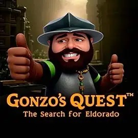 Gonzo's Quest slot icon by NetEnt, available at Ozwin Casino