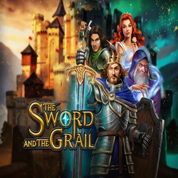 Slots logo of The Sword and the Grail from Play'n GO at Ozwin Casino